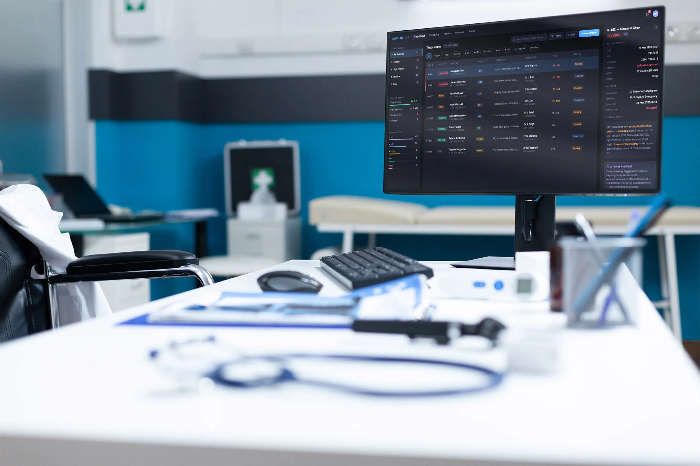 AI-Powered Referral Triage for Medical Imaging